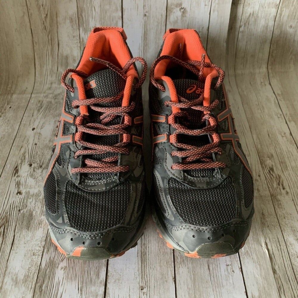 Asics GEL-Scram 3 T6K2N Grey Mesh Trail Running Shoes Sneakers Women's Size 7 - Picture 12 of 12